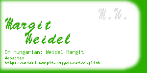 margit weidel business card